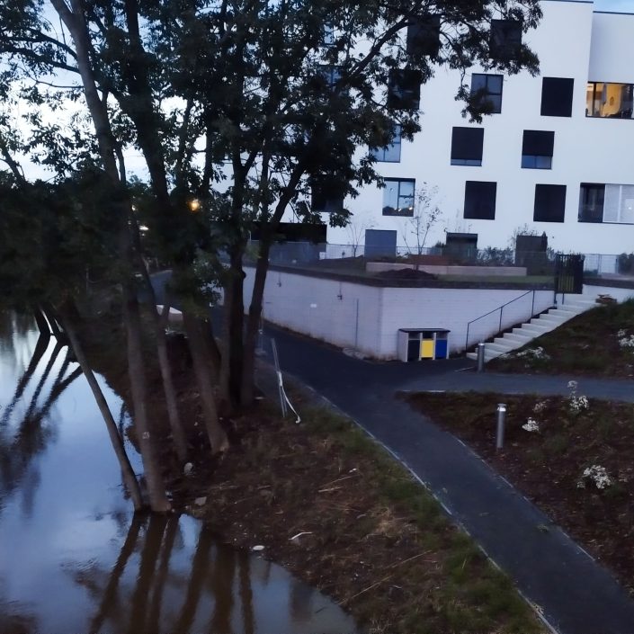 Projekt Šantovka Living obstál při nedávných povodních na výbornou.