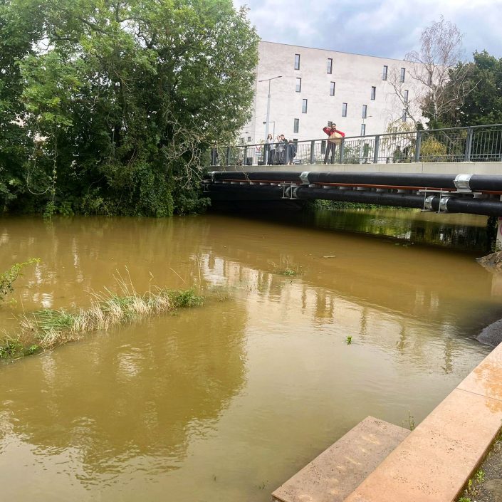 Projekt Šantovka Living obstál při nedávných povodních na výbornou.