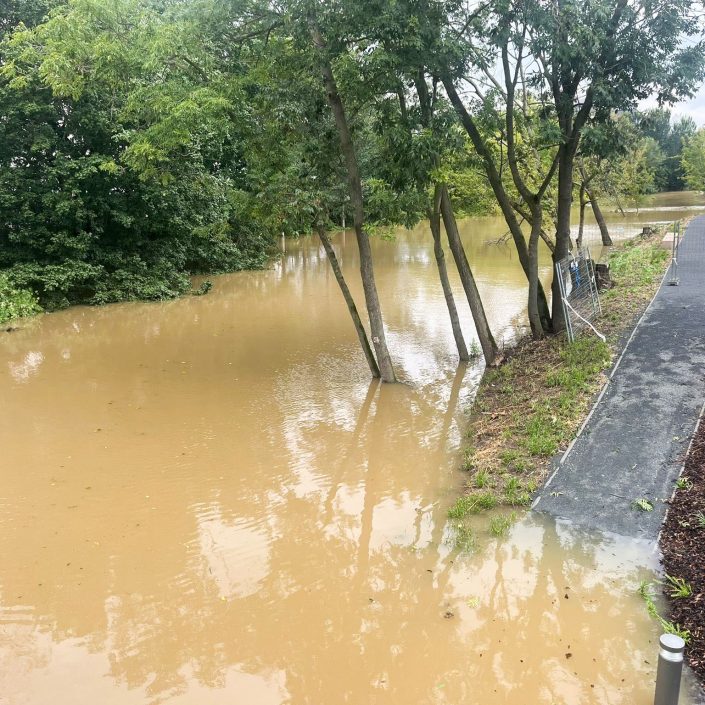 Projekt Šantovka Living obstál při nedávných povodních na výbornou.