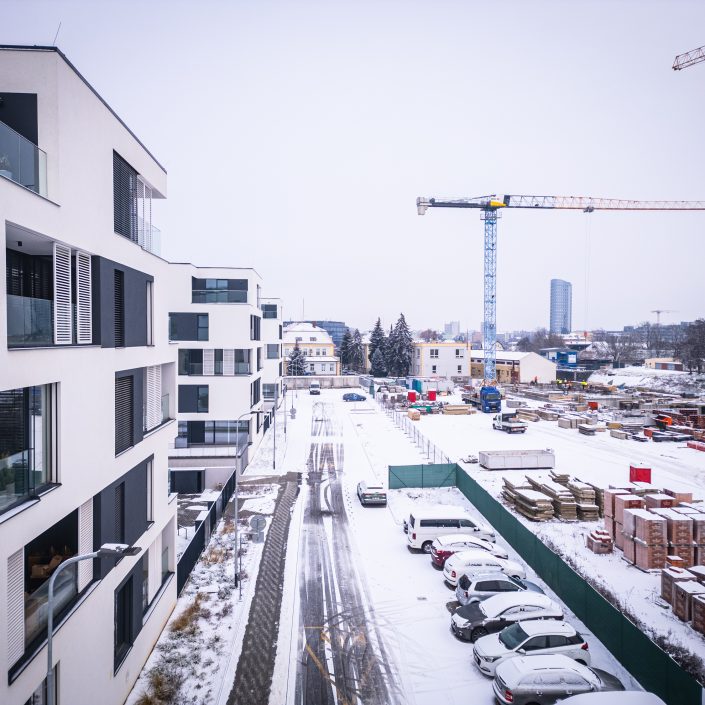 Šantovka Living: stavba pokračuje, v domech A3 a A4 je většina bytů prodaných.